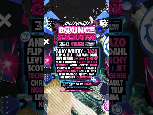 Andy Whitby's Bounce Generation 360° Rave @ Digital Newcastle - 29 Nov 2025