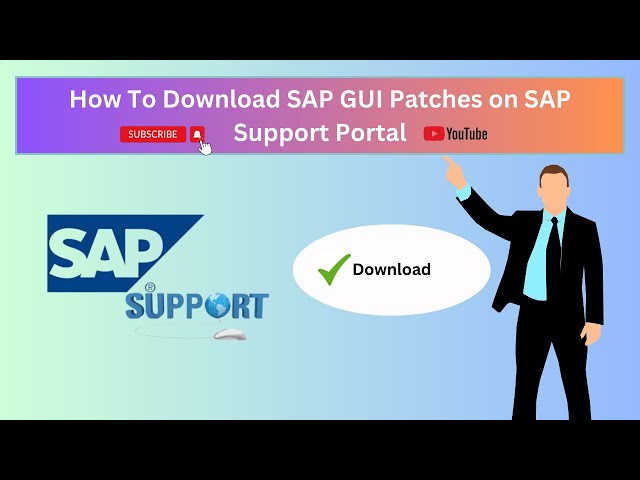 How do I download SAP GUI from SAP Support Portal | Download SP GUI