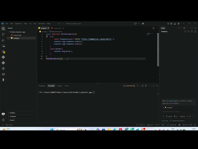 How to Fetch Data from an API in JavaScript | Console.log Explained | Interview Question
