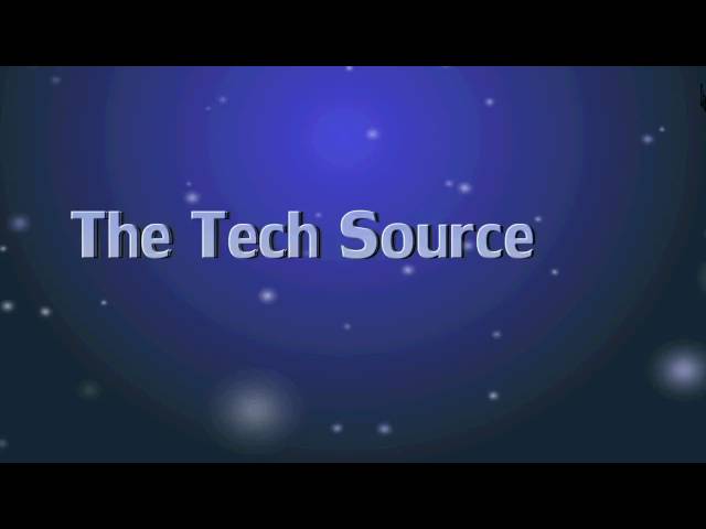 The Tech Source Intro Finished