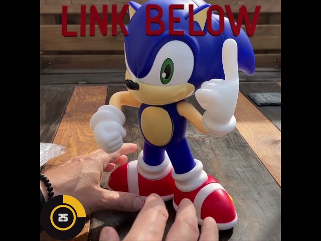 🎮 11" Sonic the Hedghog Figure from Temu 🎮