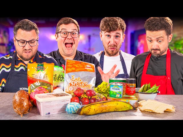 "WORLD INGREDIENTS " Recipe Relay Challenge | Pass It On S3 E18