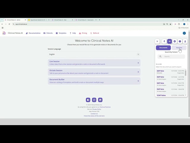 Clinical Notes AI Extension Walk Through