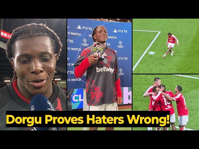 Patrick Dorgu’s MOTM Reaction After Crazy Performance vs Sabah FK