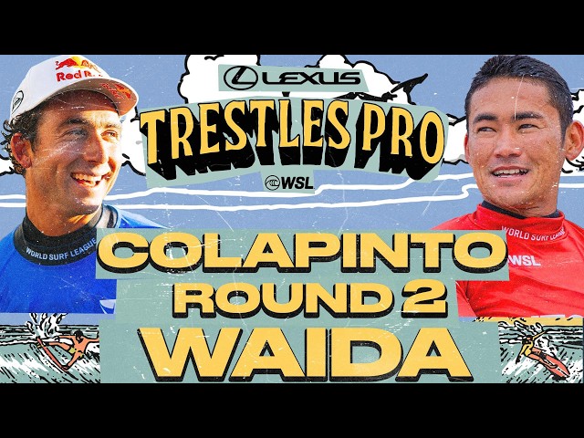 Griffin Colapinto vs Rio Waida | Lexus Trestles Pro 2026 - Round 2