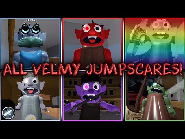Roblox Puppet | ALL VELMY JUMPSCARES
