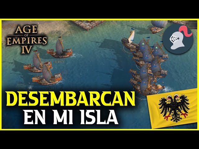 🌊 PRIMERA partida en ISLAS (me toca un LAMER) | Age of Empires 4 Online