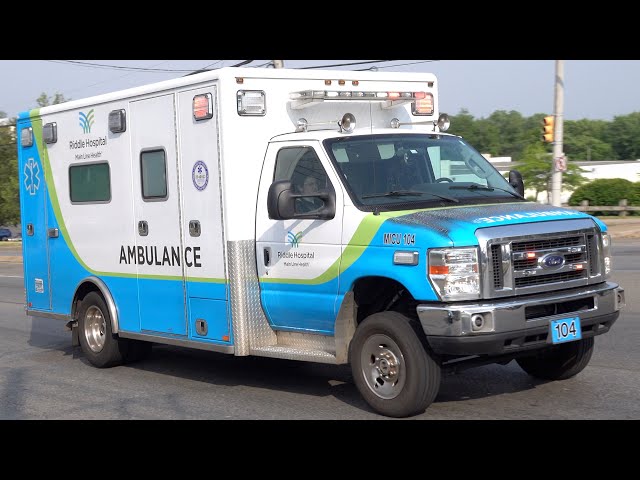 Riddle Hospital EMS MICU 104 Responding