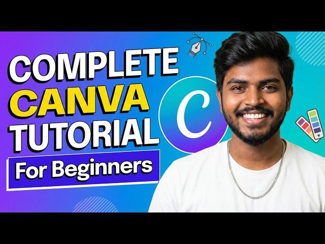 Canva Tutorial in Telugu 2026 | Complete Beginner to Advanced Guide