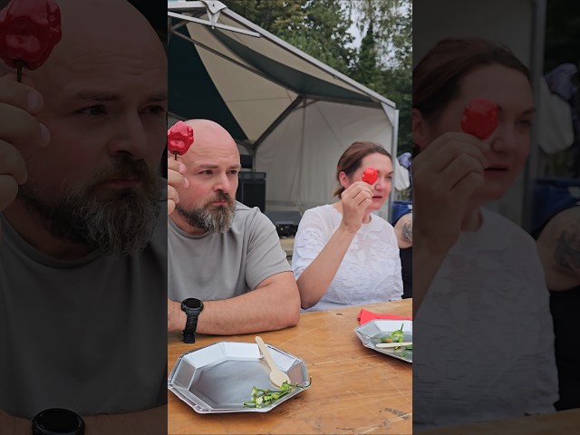 Eat That Chilliiiiiiiii - GIANT Habanero Round 🥵 #leagueoffire #ukchilliqueen #challenge #Wigan #uk