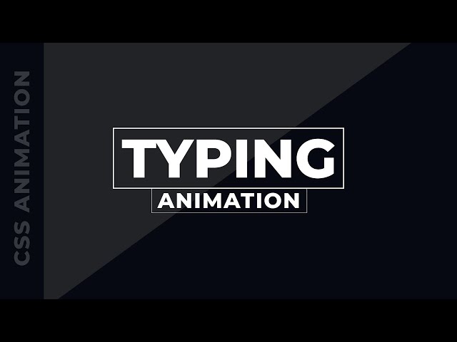 Text Typing CSS Animation | Quick CSS Tips