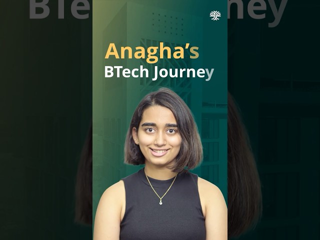 Anagha’s BTech journey | Biological Systems Engineering | BTech Class of 2026