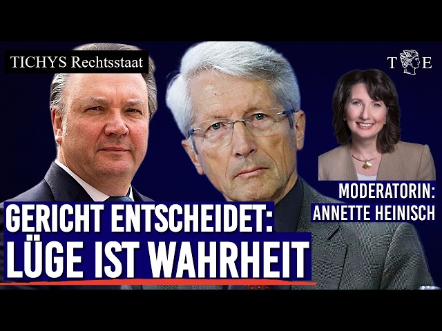 Corona Censorship at the Constitutional Court: Who Decides What Is True? | TICHY'S Rule of Law