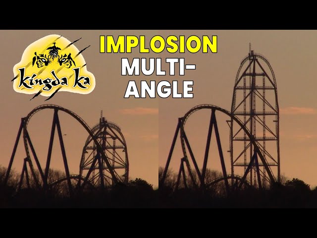 Kingda Ka Implosion - Multiple Angles | Six Flags Great Adventure