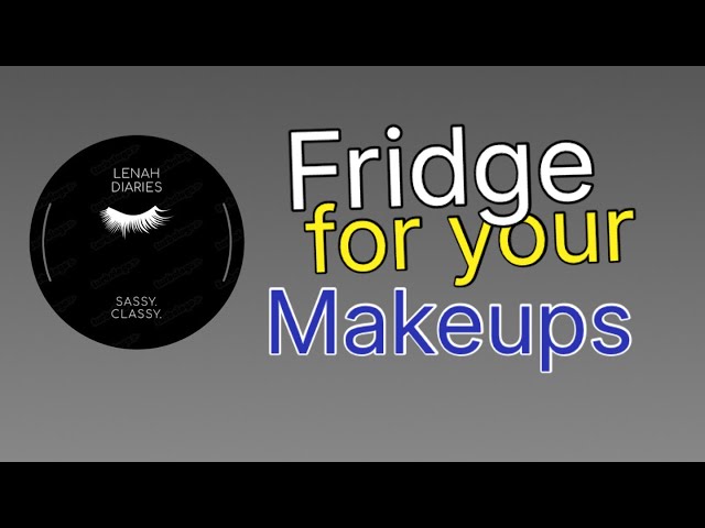 Mini Beauty Fridge Portable Cool & Warm Skincare Makeup And Food Fridge | Lenah Diaries