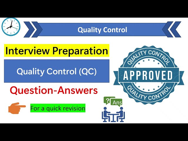 Interview question answer on QC | Quality control