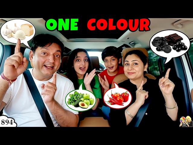 ONE COLOUR CHALLENGE | Ep 894 | Family Comedy Travel Vlog | Aayu and Pihu Show
