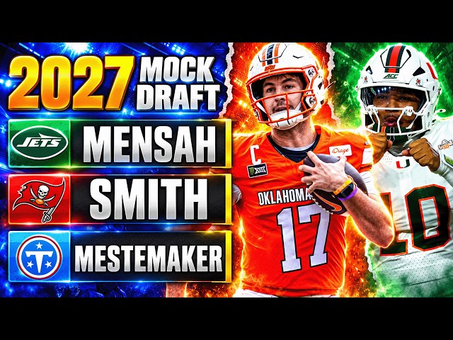 2027 NFL Mock Draft | NEW NAMES & NEW VIBES