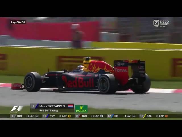 MAX VERSTAPPEN WINT DE 1E GP VAN SPANJE 2016 (DUTCH COMMENTARY) #LEGEND