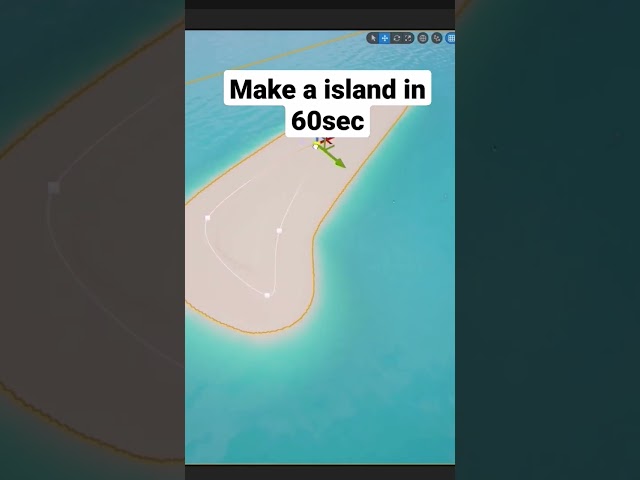 make a Island in 60sec #unrealengine #ue5 #unreal #gamedev
