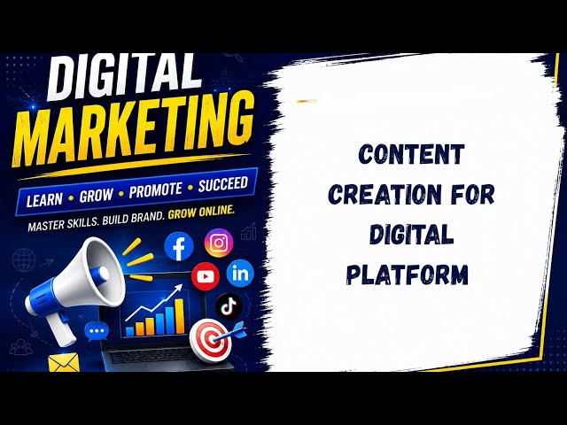 Content creation for digital platform | SEC |FYUGP