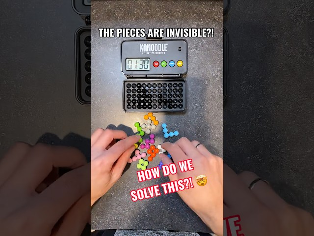 Solve a Puzzle with Invisible Pieces?!