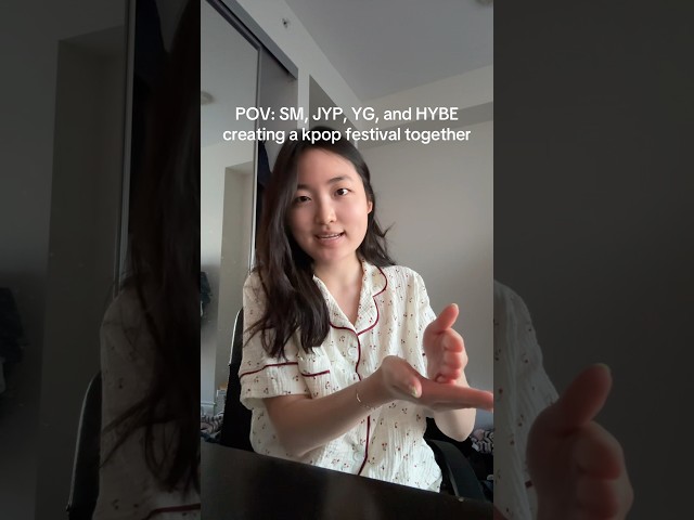 POV: HYBE, YG, JYP, and SM creating a kpop festival together #kpop