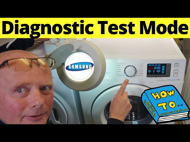 Samsung Washing Machine Diagnostic Mode Guide! How To Check Error Code & Test?