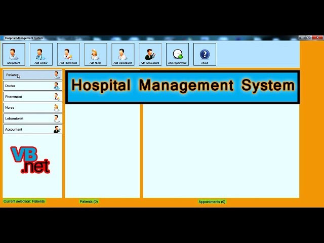 Hospital Management System in VB.NET | Part-01