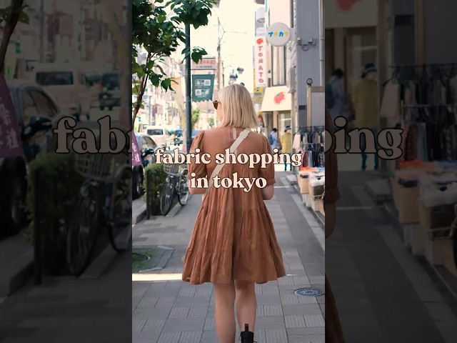 Shopping in Nippori fabric town 💸