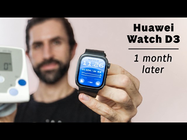 I Wore a Blood Pressure Watch for 30 Days | Huawei Watch D3 1-month Review