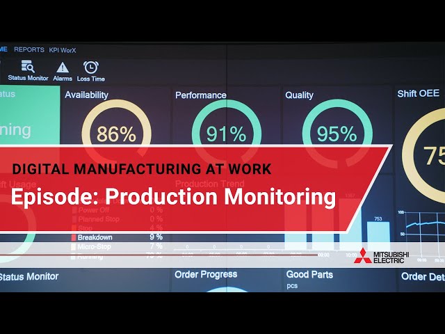 Digital manufacturing at work: Production Monitoring I Mitsubishi Electric