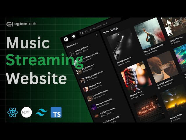 Build a Music Streaming App with Next.js 15 App Router, React, Tailwind CSS v4 & TypeScript