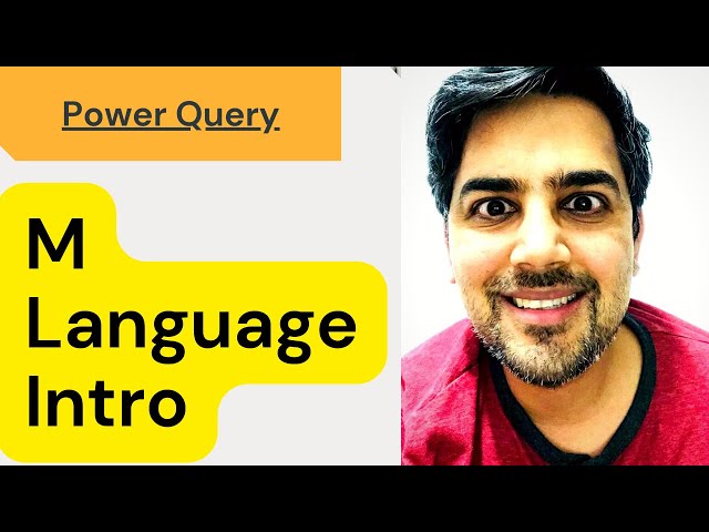 Introduction to power query m language - (Power Query Training) 01