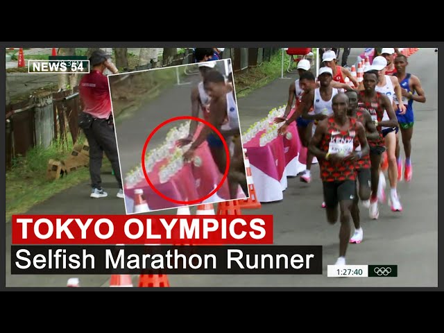 Sad! What Selfish French Marathon Runner Did To ELIUD KIPCHOGE during Tokyo Marathon| News54!
