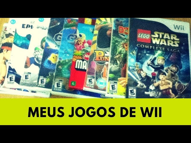 Meus jogos de Nintendo Wii