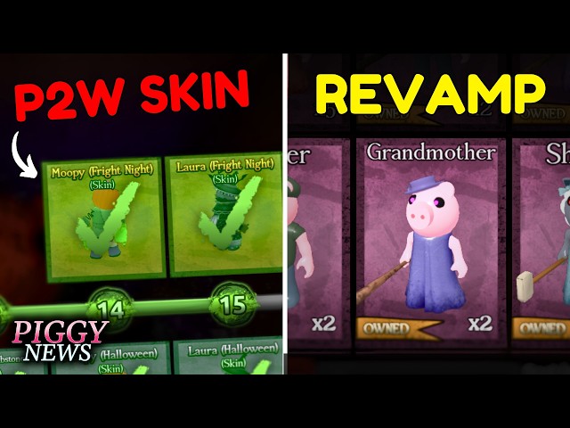 PIGGY JUST GOT A NEW REVAMP UPDATE.. + NEW P2W SEASON SKINS IN PIGGY.. | Piggy News