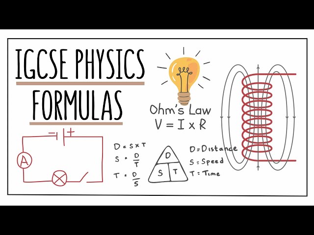 All Of IGCSE Physics Formulas (All Calculations & Tips)