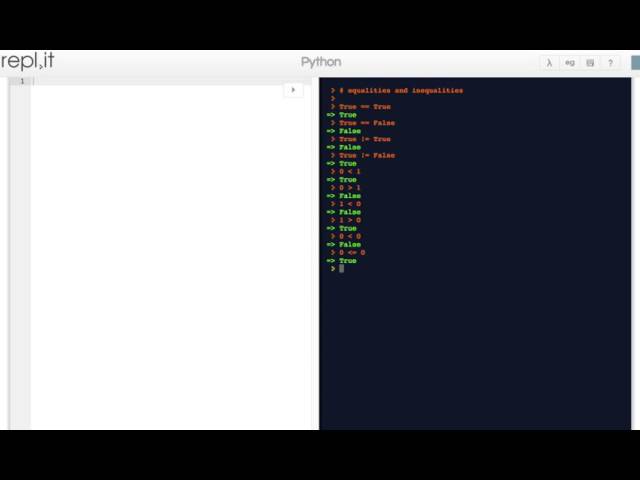 Python Programming Tutorial less than greater than