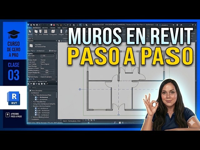 ¡APRENDE A CREAR MUROS EN REVIT! | Tipos, propiedades y configuración PASO A PASO