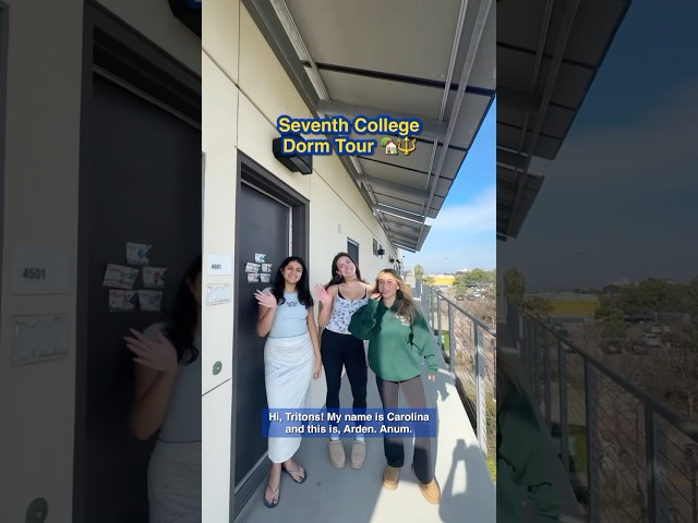 Come along for a dorm tour at Seventh College. 🫶 🏠✨ #DormTour #SeventhCollege #UCSanDiego #UCSD