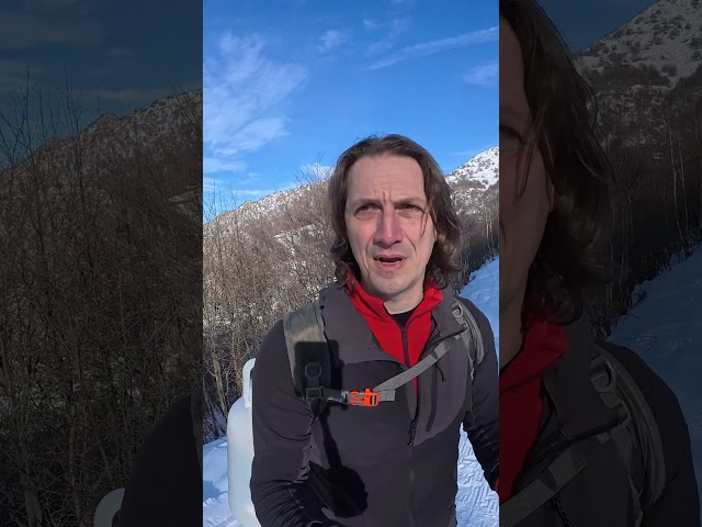 Reaching the Cabin in Extreme Winter Conditions #offgridlife #aloneinthealps