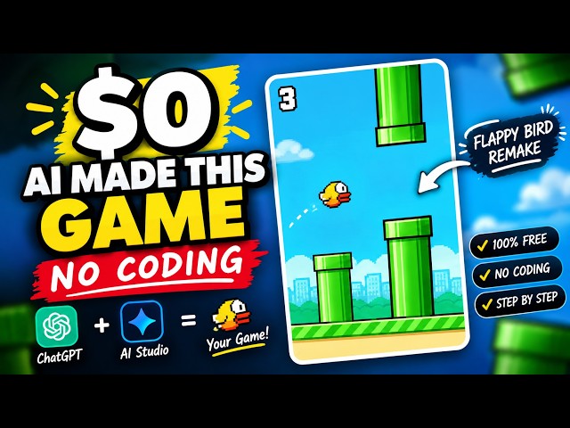 Build a Complete Game with AI for Free (Google AI Studio)