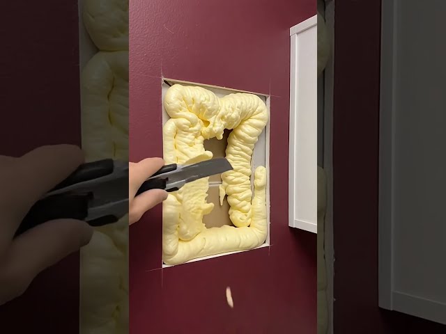 Is this actually the fastest wall fix? 🤯 #diy #homehacks #drywallrepair