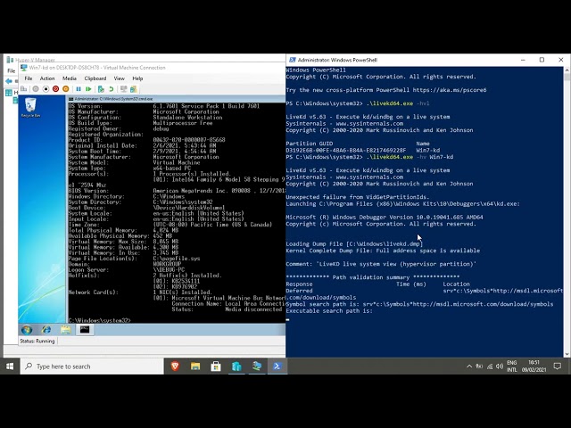 Lab Setup: Windows kernel debugging