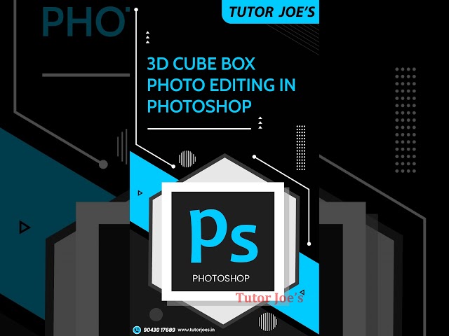 Exploring Adobe Photoshop's 3D Cube Box Editing | Tutor Joes