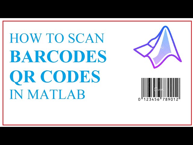 Bar code scanner in Matlab | QR code Scanner in Matlab