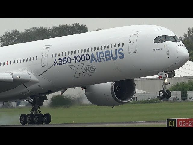 4Kᵁᴴᴰ Airbus A350-1000 XWB at Paris Air Show 2019