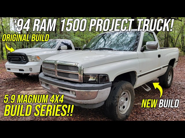 We're Building My Son's 1994 Dodge Ram 1500 4x4 From Scratch! | OBS Ram Build Series Begins