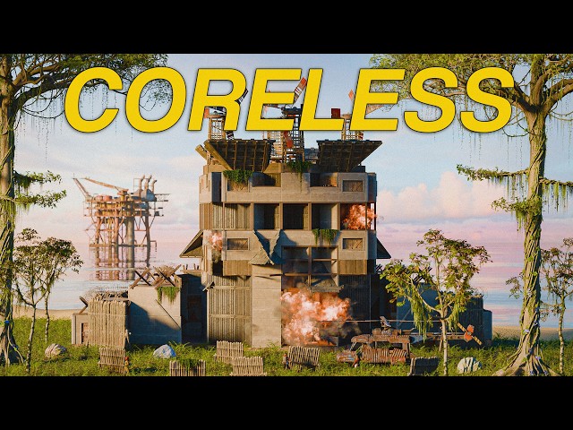 CORELESS - We Built a Base With No Middle on a 1,600 POP Server | Atlas Rust Movie